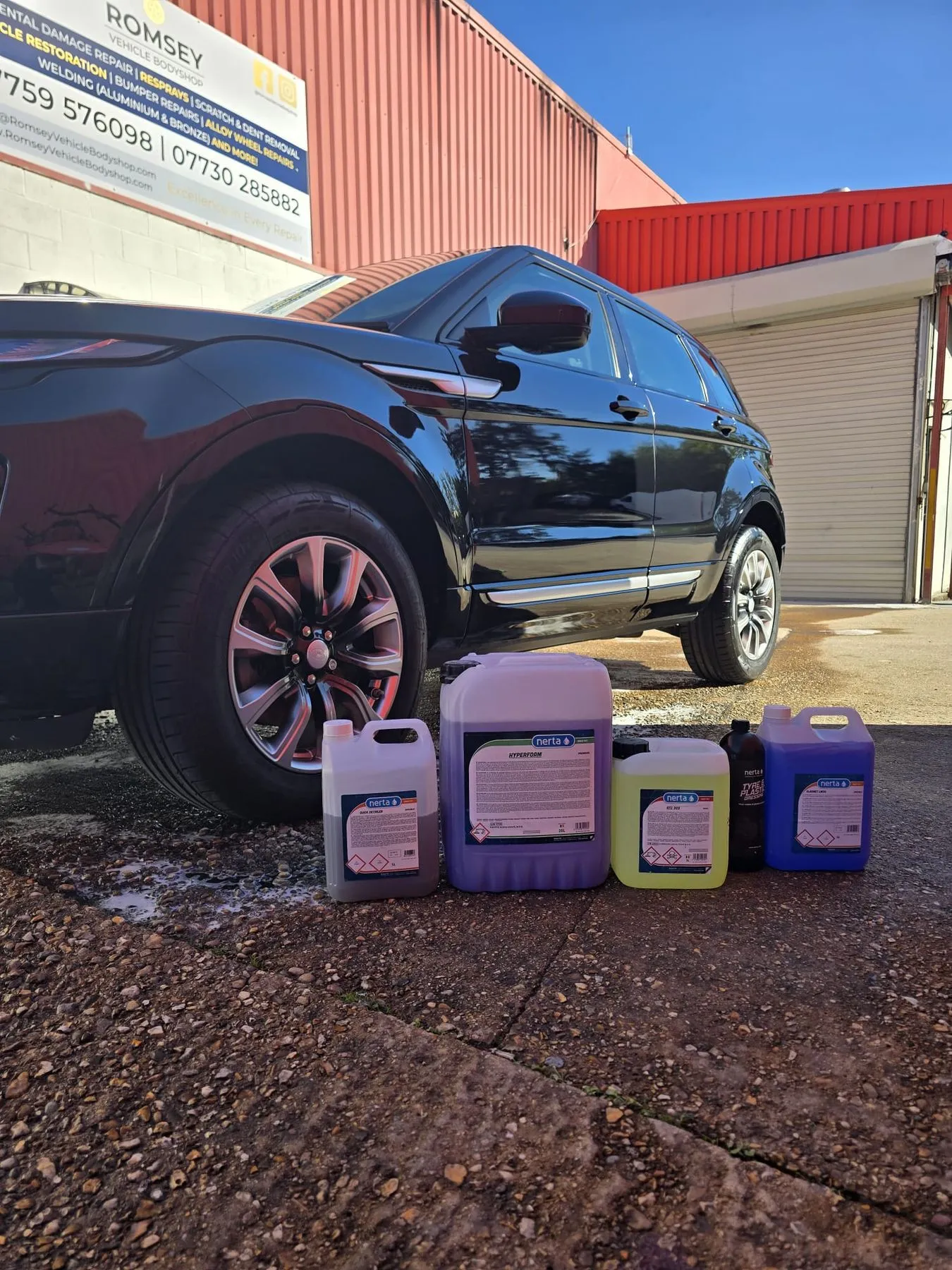 Nerta products in use – ChemMotion Supply, Southampton